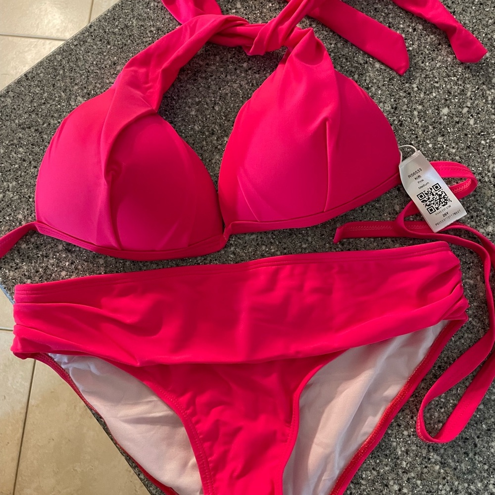 Vibrant Pink Bikini Set